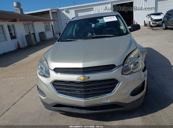 2GNALBEK1G1128366 2016 CHEVROLET EQUINOX Gold Вид щитка приладів