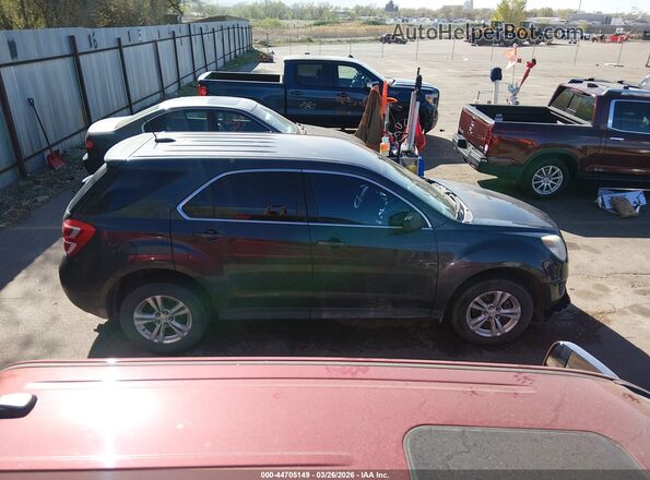 2GNALBEK6H6121322 2017 CHEVROLET EQUINOX Серый Вид задней части салона