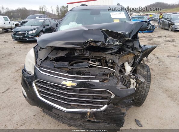 2GNALCEK2H1615244 2017 CHEVROLET EQUINOX Black Widok z przodu