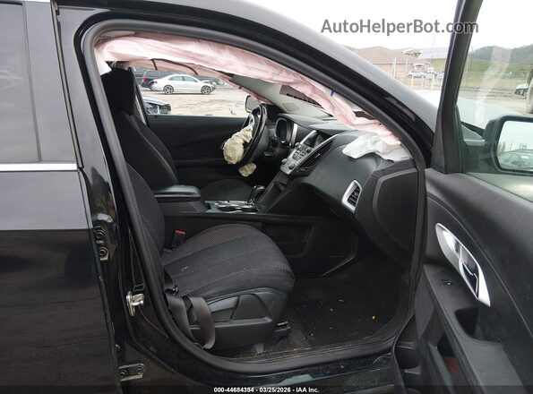2GNALCEK2H1615244 2017 CHEVROLET EQUINOX Black Widok wnętrza z przodu