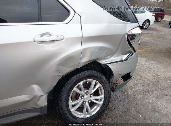 2GNALCEK7G1170112 2016 CHEVROLET EQUINOX Silver წინა ხედი