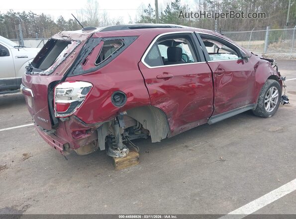 2GNALCEK8G6332266 2016 CHEVROLET EQUINOX Красный Задняя правая четверть