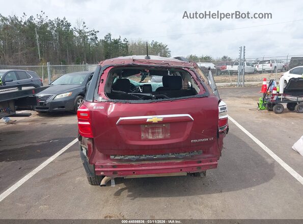 2GNALCEK8G6332266 2016 CHEVROLET EQUINOX Красный Вид щитка приборов