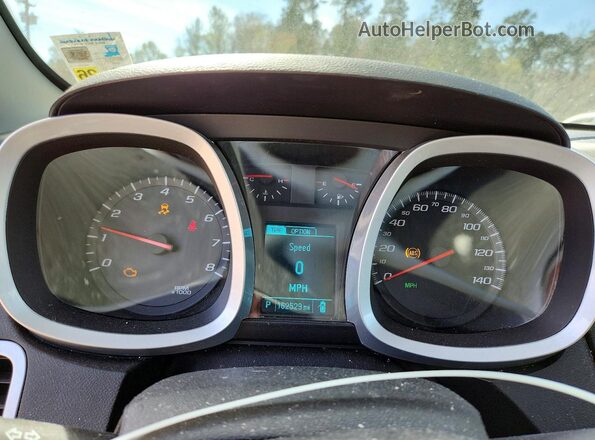 2GNALCEKXG1171030 2016 CHEVROLET EQUINOX Beige Вид щитка приладів