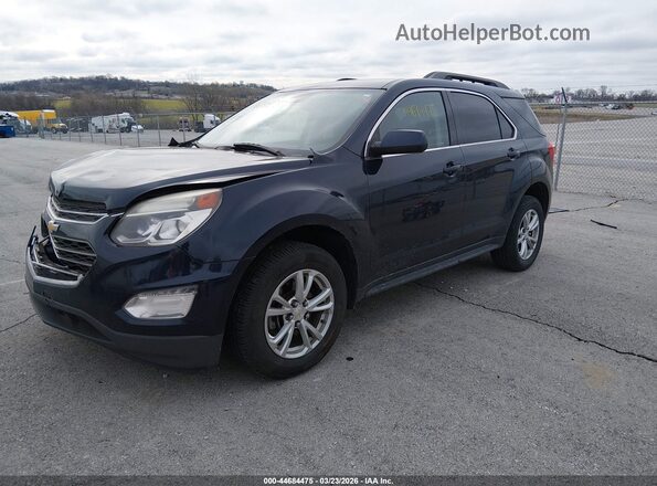 2GNALCEKXH1590092 2017 CHEVROLET EQUINOX Blue Передня ліва чверть