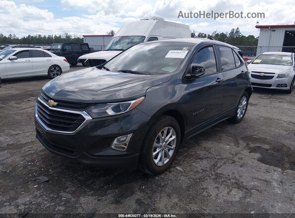 2GNAXHEV4L6273237 2020 CHEVROLET EQUINOX Gray Vista tres cuartos delantera izquierda