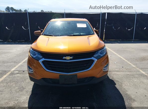 2GNAXJEV1J6115605 2018 CHEVROLET EQUINOX Оранжевый Вид щитка приборов