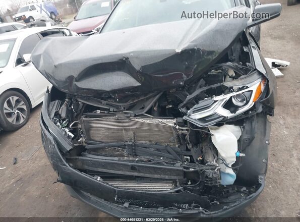 2GNAXJEV2J6136298 2018 CHEVROLET EQUINOX Black Widok z przodu