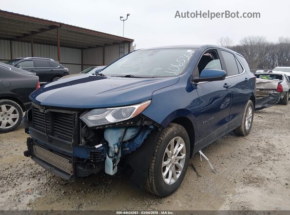 2GNAXKEV4M6106536 2021 CHEVROLET EQUINOX Blue წინა მარცხენა ხედი სამი მეოთხედიდან