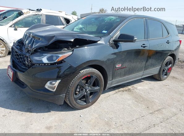 2GNAXLEX4K6140111 2019 CHEVROLET EQUINOX Black Առջևի ձախ երեք քառորդ տեսարան