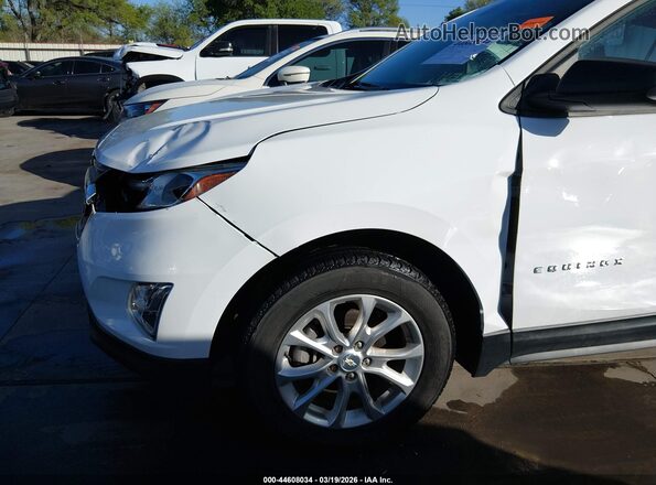 2GNAXREV2J6104708 2018 CHEVROLET EQUINOX White Դիմացի տեսք