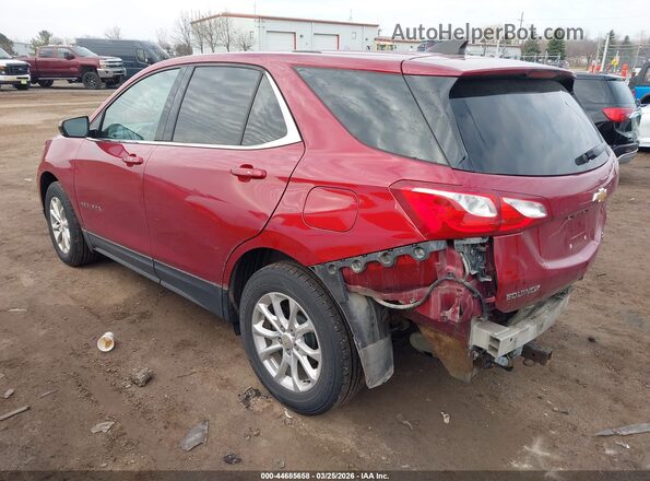 2GNAXSEV2J6174202 2018 CHEVROLET EQUINOX Burgundy Задня ліва чверть