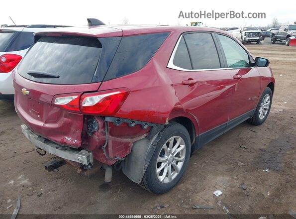 2GNAXSEV2J6174202 2018 CHEVROLET EQUINOX Burgundy Задня права чверть
