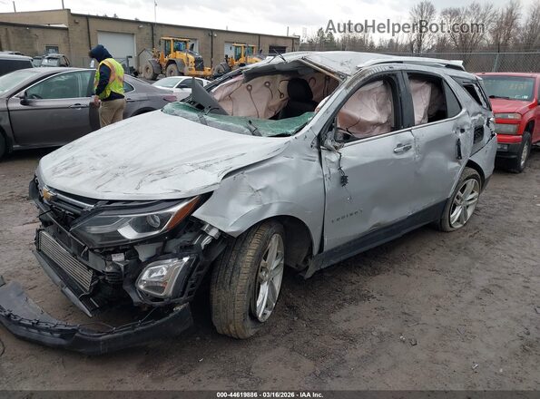 2GNAXYEXXK6274974 2019 CHEVROLET EQUINOX Серебряный Передняя левая четверть