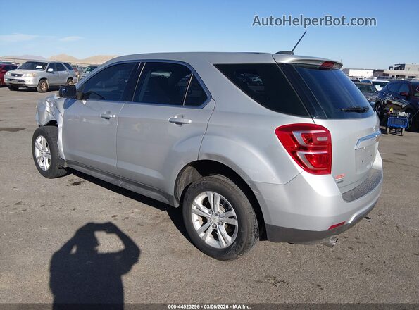 2GNFLEEK6G6178108 2016 CHEVROLET EQUINOX Silver Հետևի ձախ