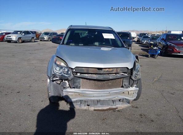 2GNFLEEK6G6178108 2016 CHEVROLET EQUINOX Silver Սարքավորումների վահանակի տեսք