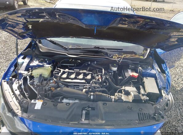 2HGFC1E50KH706476 2019 HONDA CIVIC Blue Հետևի տեսք