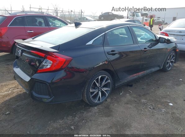 2HGFC1E52HH702373 2017 HONDA CIVIC Black Tył prawy