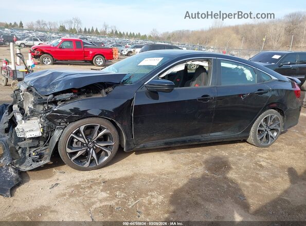 2HGFC1E52HH702373 2017 HONDA CIVIC Black Widok wnętrza 360 stopni