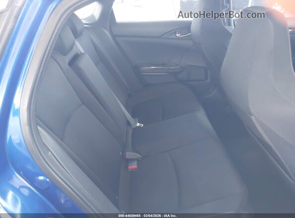 2HGFC1E58JH702674 2018 HONDA CIVIC Blue Widok naklejki z numerem VIN