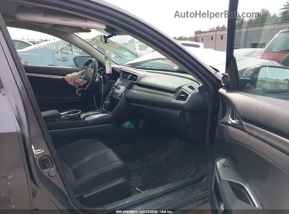 2HGFC1F32KH651316 2019 HONDA CIVIC Gray Front interior view