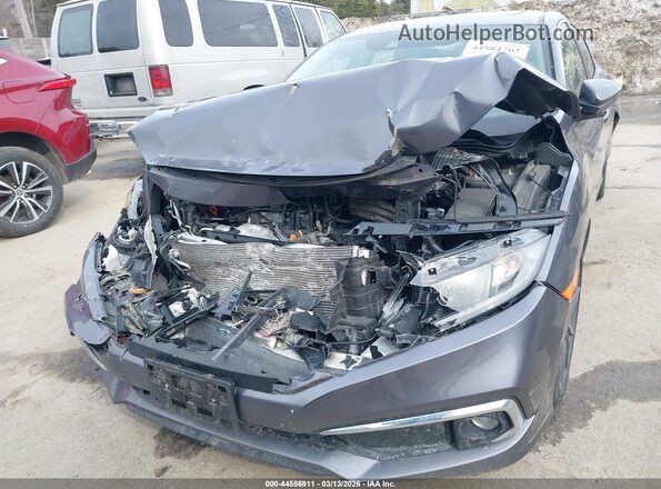 2HGFC1F32KH651316 2019 HONDA CIVIC Gray Front view