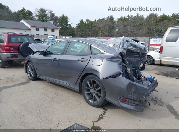 2HGFC1F32KH651316 2019 HONDA CIVIC Gray Rear left