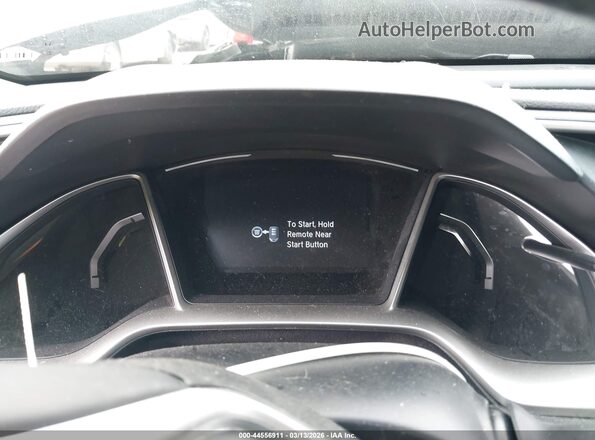 2HGFC1F32KH651316 2019 HONDA CIVIC Gray Rear seats view