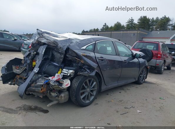 2HGFC1F32KH651316 2019 HONDA CIVIC Gray Rear right