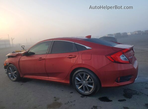2HGFC1F36MH702710 2021 HONDA CIVIC Red უკანა მარცხენა