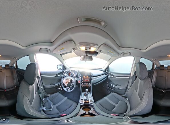 2HGFC1F36MH702710 2021 HONDA CIVIC Red სალონის 360-გრადუსიანი ხედი