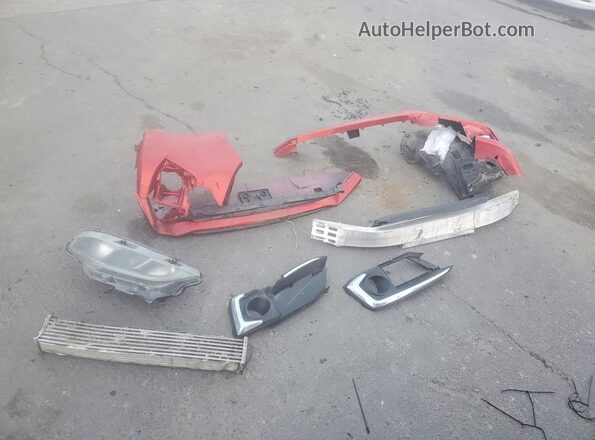 2HGFC1F36MH702710 2021 HONDA CIVIC Red ძრავის განყოფილების ხედი
