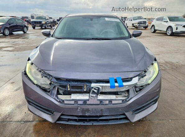2HGFC2F51JH501753 2018 HONDA CIVIC Gray Դիմացի տեսք