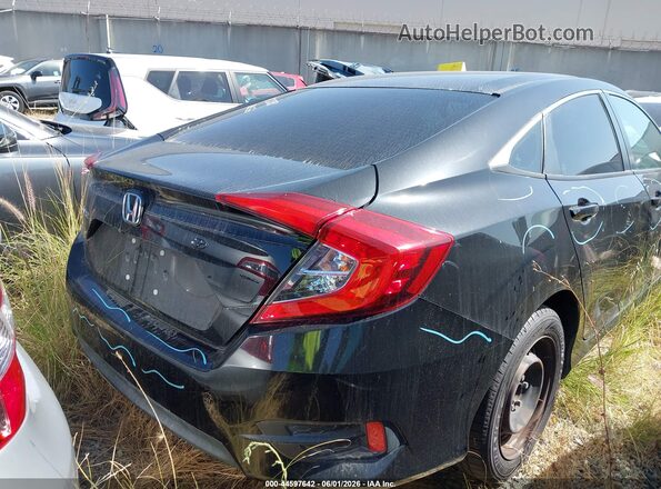 2HGFC2F54JH522015 2018 HONDA CIVIC Black უკანა მარჯვენა