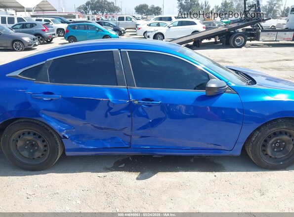 2HGFC2F55GH577288 2016 HONDA CIVIC Blue Vista interior trasera
