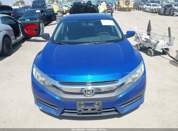 2HGFC2F55GH577288 2016 HONDA CIVIC Blue Vista del cuadro de instrumentos