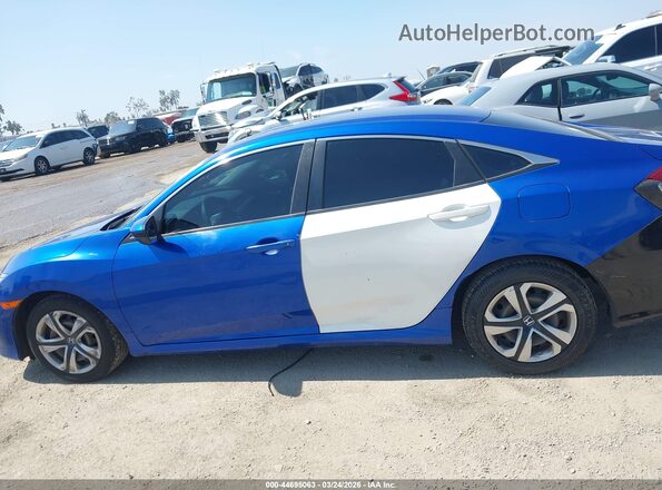 2HGFC2F55GH577288 2016 HONDA CIVIC Blue Vista interior de 360 grados