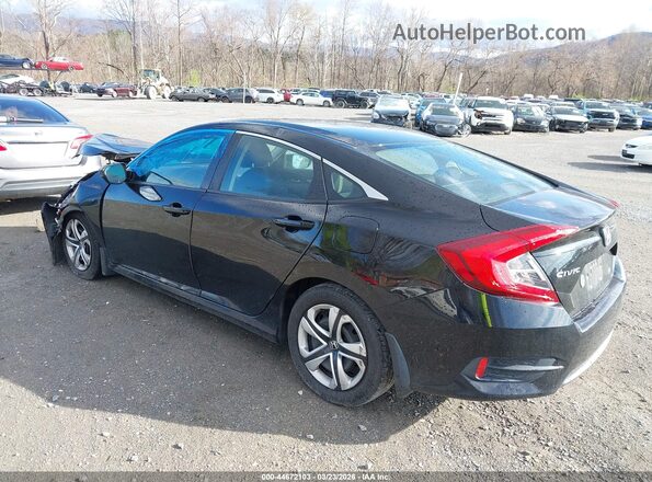2HGFC2F56GH540055 2016 HONDA CIVIC Black Trasero izquierdo