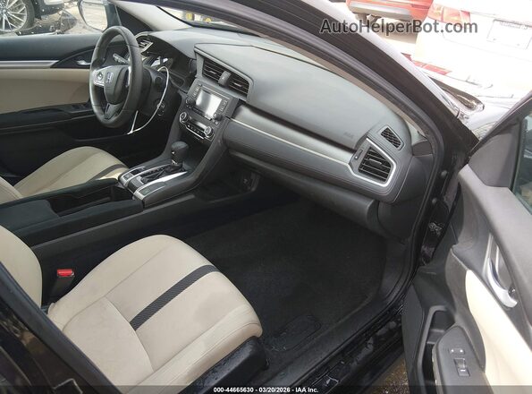 2HGFC2F57GH500860 2016 HONDA CIVIC Черный Вид салона спереди