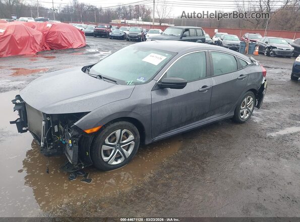 2HGFC2F57HH541524 2017 HONDA CIVIC Gray Front left