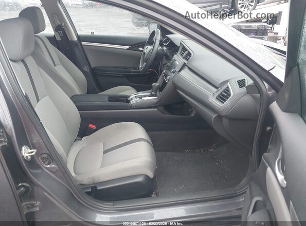2HGFC2F57HH541524 2017 HONDA CIVIC Gray Front interior view