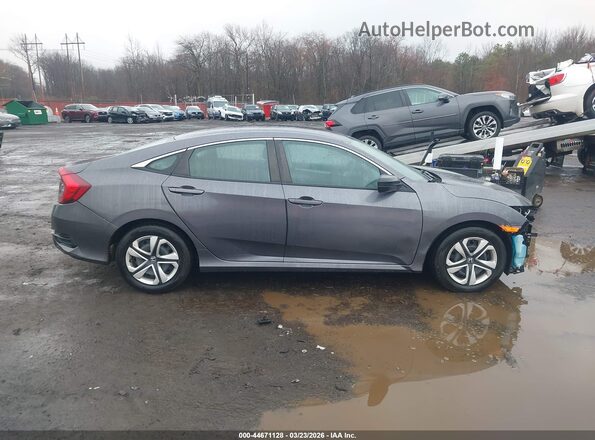 2HGFC2F57HH541524 2017 HONDA CIVIC Gray Rear interior view