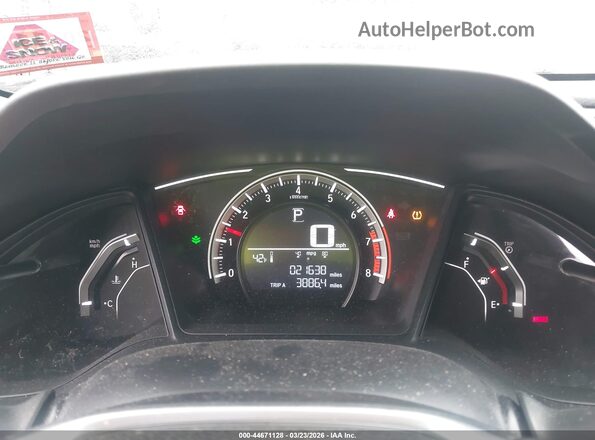 2HGFC2F57HH541524 2017 HONDA CIVIC Gray Rear seats view