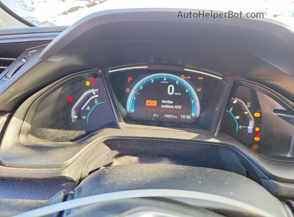 2HGFC2F57MH007465 2021 HONDA CIVIC Black Вид щитка приладів
