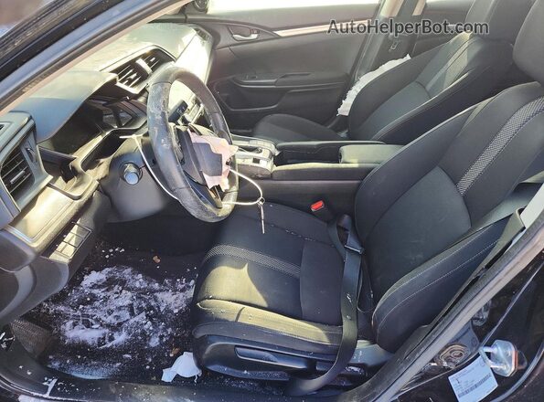 2HGFC2F57MH007465 2021 HONDA CIVIC Black Вид салону спереду