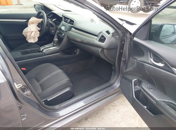 2HGFC2F60KH573425 2019 HONDA CIVIC Серый Вид салона спереди
