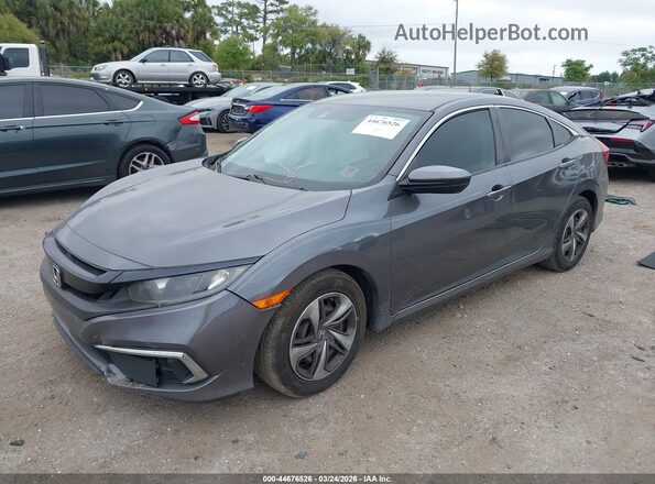 2HGFC2F60KH573425 2019 HONDA CIVIC Серый Передняя левая четверть