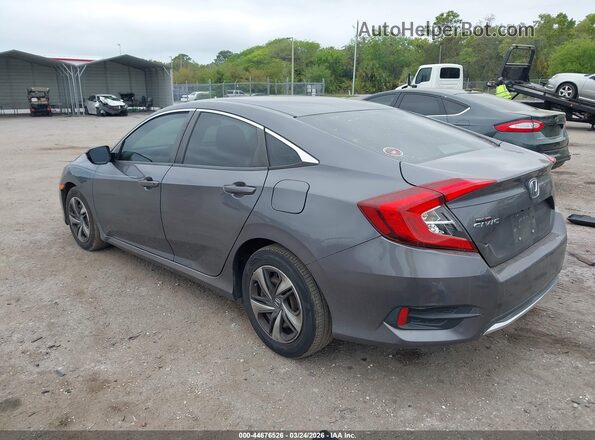 2HGFC2F60KH573425 2019 HONDA CIVIC Серый Задняя левая четверть
