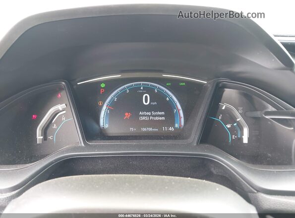 2HGFC2F60KH573425 2019 HONDA CIVIC Серый Вид задних сидений
