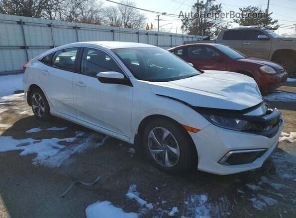 2HGFC2F61MH554529 2021 HONDA CIVIC White Przód prawy